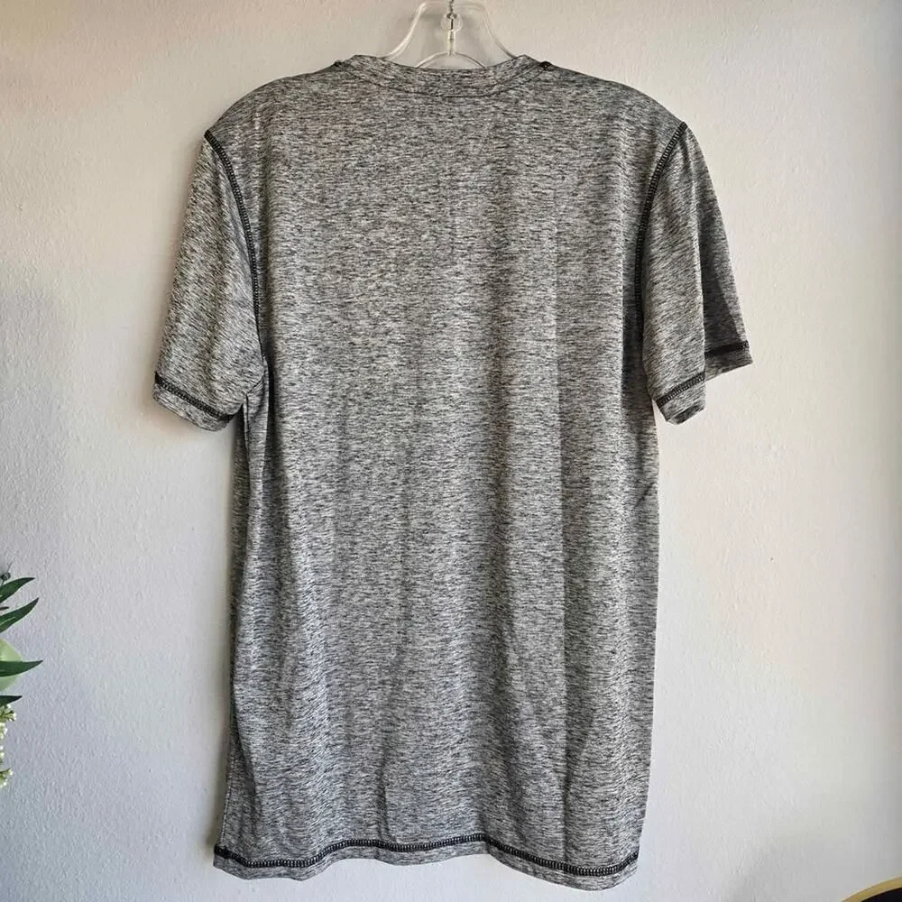 Adidas Golf Performance Heathered Gray Short Sleeve Polo Shirt‎ Men's Small